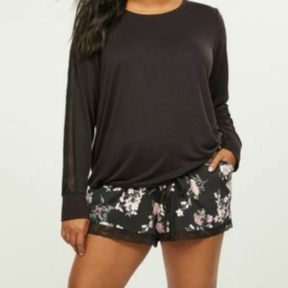 Sold Mercari- Lane Bryant Floral Sleep Shorts - Picture 3 of 15